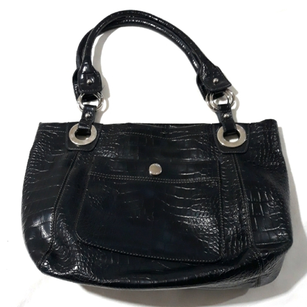 Nine West Shoulder Bag  on Black Multiples Pockets with Double Shoulder Straps